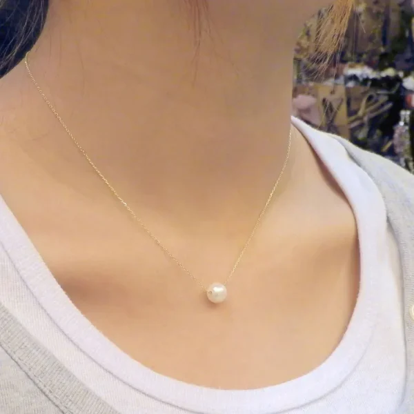 N134 Hot Selling Style Fashion Cheap Super Sweet imitation Pearl Ball Droplets Pendants necklaces Jewelry Accessories For Women - Image 4
