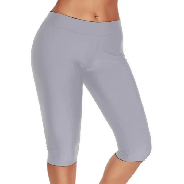 High Waist Push Up Fitness Leggings Crop Wide Waistband Cycling Short Leggings Workout Jogging For Women Training Leggings - Image 4