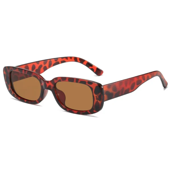 2023 New Retro Small Sunglasses Men's and Women's Fashion Trendy Vintage Popular Square Frame Rectangle Sunglasses UV Protection - Image 5