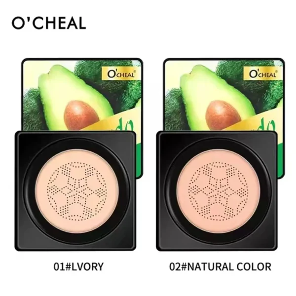 Air Cushion CC Cream Mushroom Head Puff Moisturizer Concealer Brightening BB Cream Waterproof Face Base Beauty Makeup Cosmetics - Image 4