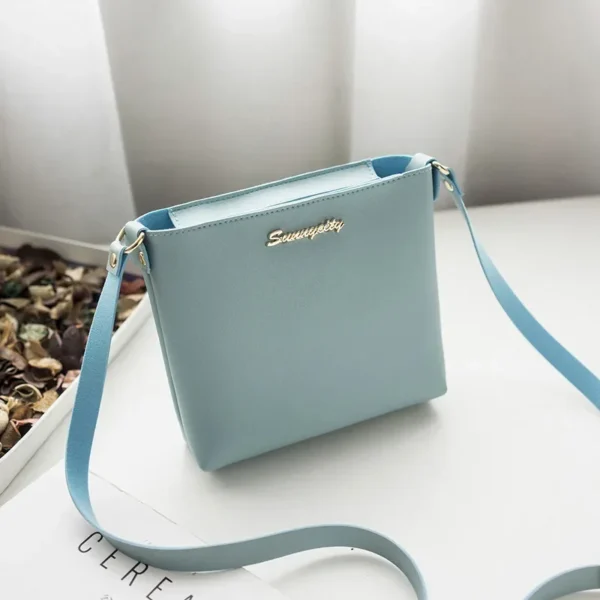 New PU Leather Square Shoulder Bags for Women 2024 Summer Simple Handbags and Purses Female Travel Crossbody Bags - Image 6