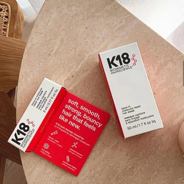 Original K18 Leave-In Molecular Repair Hair Mask Damage Restore Soft Deep Keratin Scalp Treatment Smooth Hair Care Repair oil - Image 2