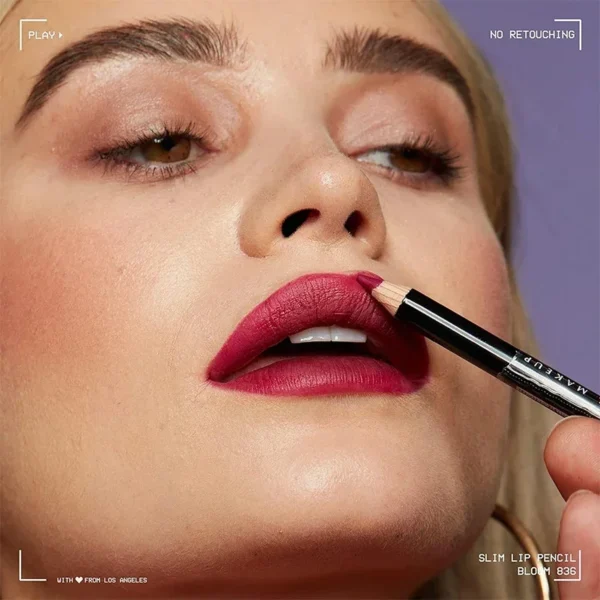 Slim Lip Pencil Long-Lasting Creamy Lip Liner Waterproof Plumping lip Stain Natural Nude Brown Lip Liner Professional Makeup - Image 3