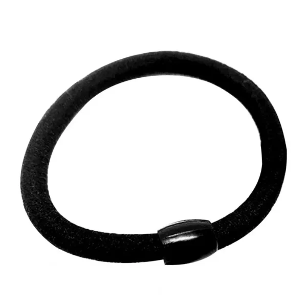 Practical Hair Ring Good Toughness Hair Accessories Durable Simple Black Girls Thin Thick Hair Ring - Image 2