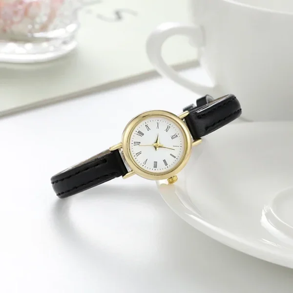 2025 Simple Women's Watches Small Round Girl's Belt Watches Quartz Wristwatches Women's Watch Gift Reloj Para Mujer Women Watch - Image 3