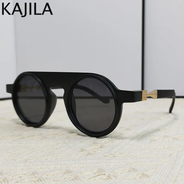 Small Frame Round Punk Sunglasses Women Men 2024 Luxury Brand Design Classic Vintage Sun Glasses For Ladies Retro Shades Eyewear - Image 5