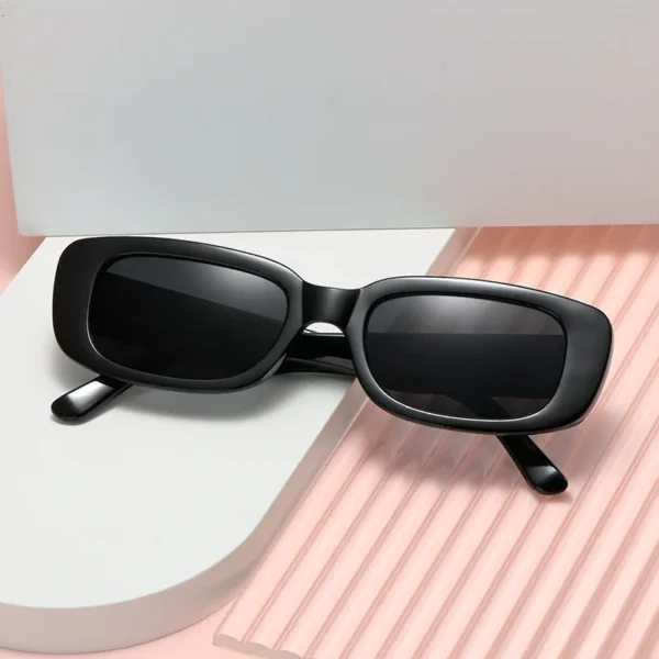 2023 New Retro Small Sunglasses Men's and Women's Fashion Trendy Vintage Popular Square Frame Rectangle Sunglasses UV Protection - Image 3