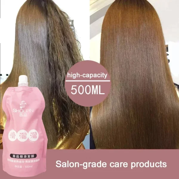 30/500ml Keratin Hair Mask 5 Seconds Professional Repair Damage Frizzy Soft Smoothing Shiny Hair Deep Moisturizing Hair Care - Image 4