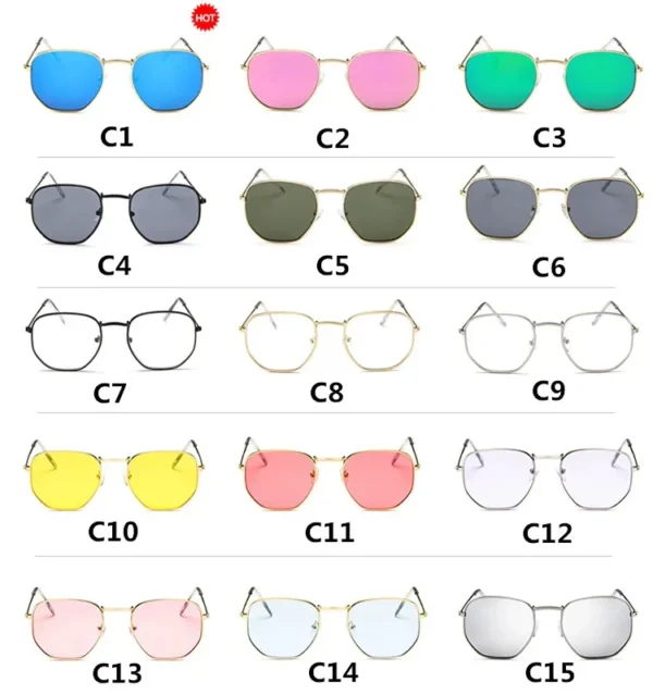 New Metal Men Sunglasses Brand Designer Sun Glasses Vintage Women Female Classic Driving Eyewear Uv400 2023 - Image 6