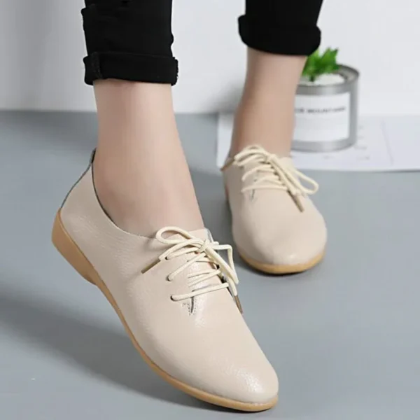 Genuine Leather Summer Loafers Women Casual Shoes Moccasins Soft Pointed Toe Ladies Footwear Women Flats Shoes Female yui8