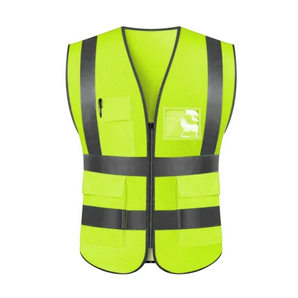 Women Men Night Work Reflective Vest Construction Traffic Breathable Mesh Workwear A Type