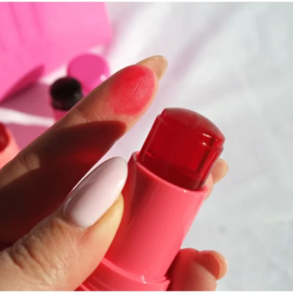 3-in-1 Milk Jelly Tint Facial Blusher Wand Moisturized Long Lasting Matte Rouge Cheek Contour Lipstick Sticker Beauty Makeup - Image 3
