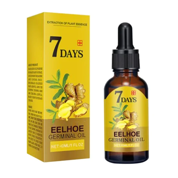 7 Days Fast Ginger Hair Growth Serum Treatment Anti Hair Loss Scalp Fast Hair Growth Men Women Thinning Dry Frizzy Repair - Image 6