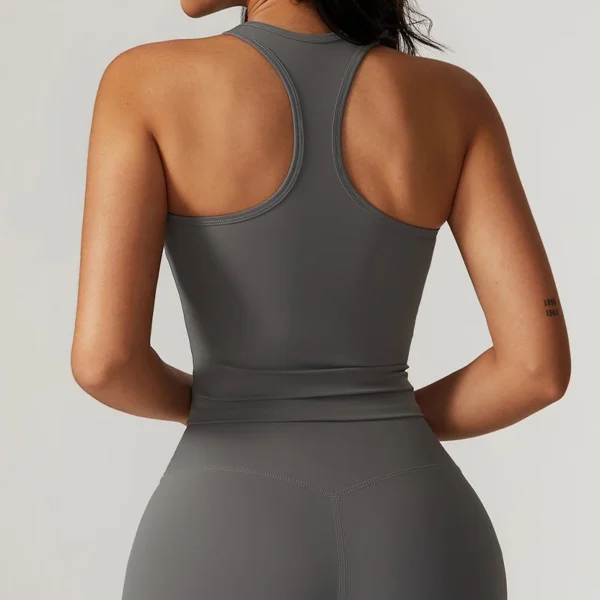 Hearuisavy Shockproof Yoga Vest Running Gym Tank Top Women Fitness Quick-Dry Workout Vest Female Sports Sleeveless Top Women - Image 4