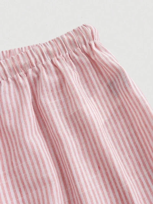 Europe And The United States Autumn And Winter Women's New Striped Casual Pants School Season Wansheng Daily Wear - Image 2