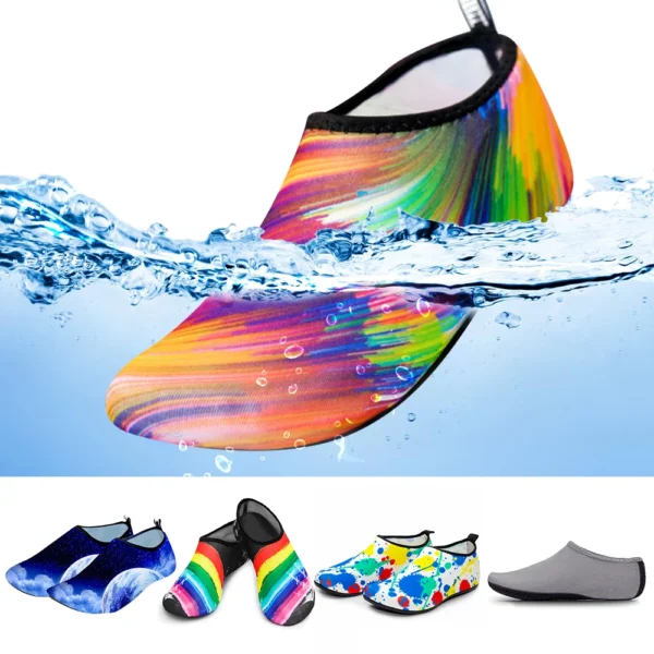 Unisex Water Shoes Swimming Diving Socks Summer Aqua Beach Sandal Flat Shoe Seaside Non-Slip Sneaker Socks Slipper for Men Women - Image 3