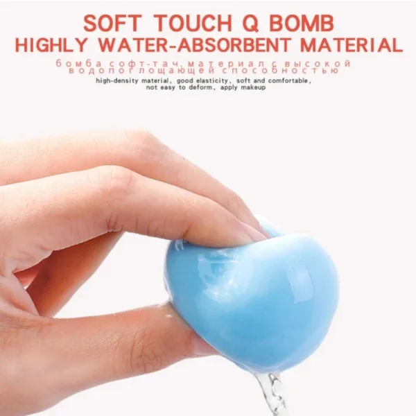1Pc Cosmetic Puff Powder Puff Smooth Women's Makeup Foundation Sponge Beauty To Make Up Tools & Accessories Water-drop Shape - Image 4