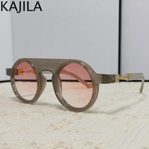 Small Frame Round Punk Sunglasses Women Men 2024 Luxury Brand Design Classic Vintage Sun Glasses For Ladies Retro Shades Eyewear - Image 6