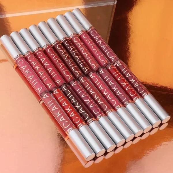 18 Color Lipstick Matte Non-stick Cup Waterproof Long Lasting Lip Gloss Easy To Wear Women Red Liquid Lipstick Lip Beauty Makeup - Image 6