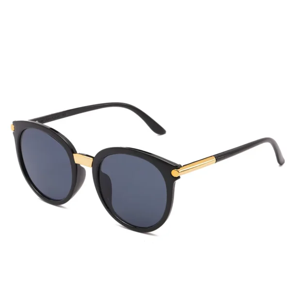 Women's Sunglasses Cat Eye Driving Mirror Vintage Reflective Flat Lens Ladies' Round Sun Glasses Female UV400 - Image 3
